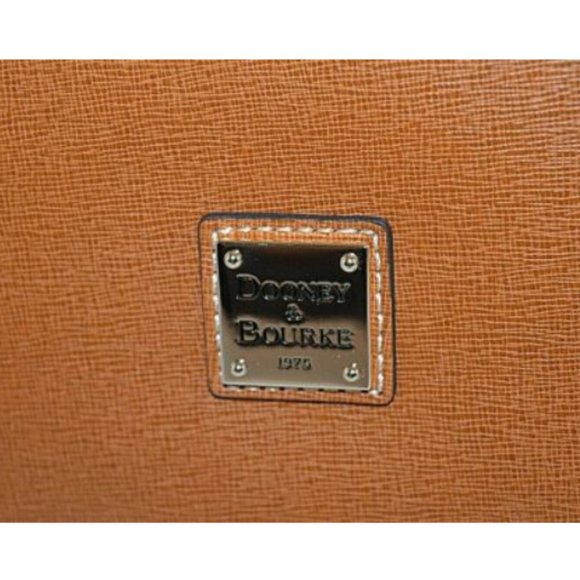 Dooney & Bourke Saffiano Italian Leather Brown Bag - Picture 3 of 12